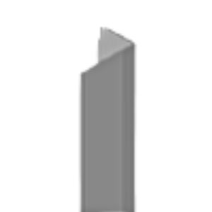 L Rail 60 x 40mm – 3m – Mill Finish – Rainscreen Carrier Rail